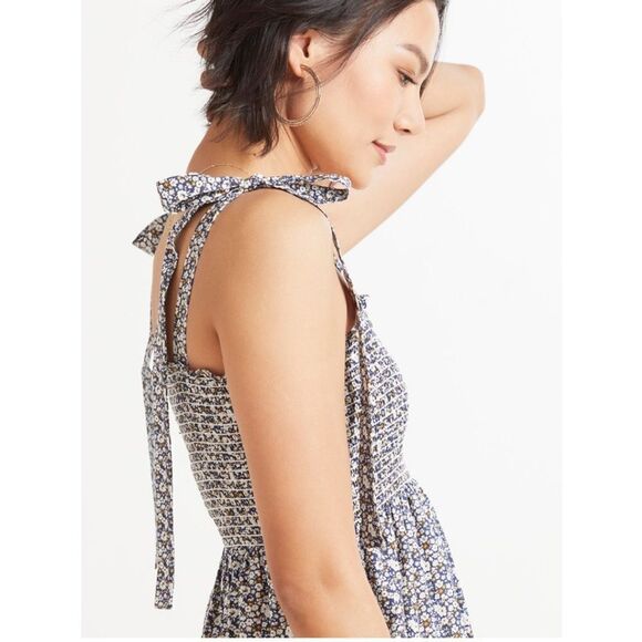 O.P.T Cara Floral Smocked Dress - Picture 3 of 6